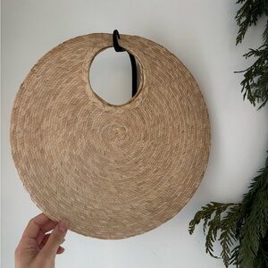 Woven Straw Market Bag / Clutch Cult Gaia Inspired